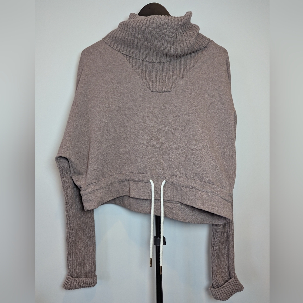 Varley Women's Size Small Bark Pine Soft Cowl Neck Sweater Sweatshirt